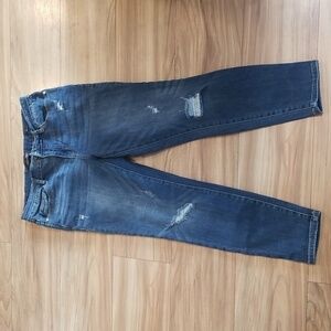 Judy Blue Relaxed Fit Womens Jeans Size 32 Stretch Distressed great with boots.